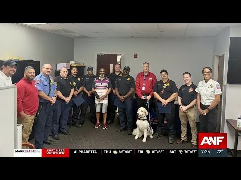 DeKalb County paramedics performing on-scene blood transfusions