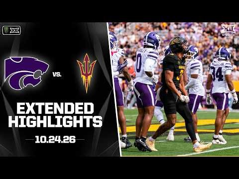 Kansas State vs. Arizona State Extended Highlights | 2026 Monster Energy Big 12 Football