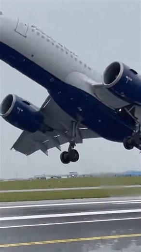 Rainy Landing Ends in Fiery Airport Disaster Sochi, Russia — October 12, 2024 A routine domestic flight turned into a nightmare as a commercial airliner attempted to land during a heavy rainstorm at a coastal airport. The aircraft, battling high winds and poor visibility, was seen struggling to stabilize its approach as it neared the saturated runway. The dramatic footage shows the plane touching down hard, causing it to bounce back into the air. As the pilots fought to regain control, the nose 