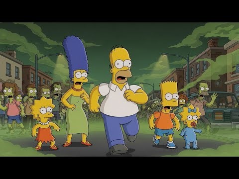 THE SIMPSONS TURNED INTO ZOMBIES… EXCEPT HOMER 😱