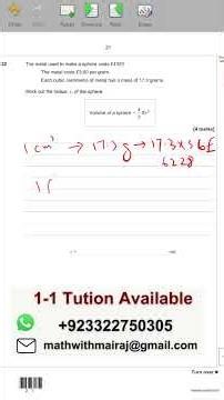 AQA GCSE Maths Higher | Proportionality Question Solved #Shorts