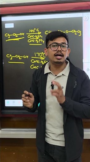 Formation of Ether and Alkene | #scienceacharya #chemistry