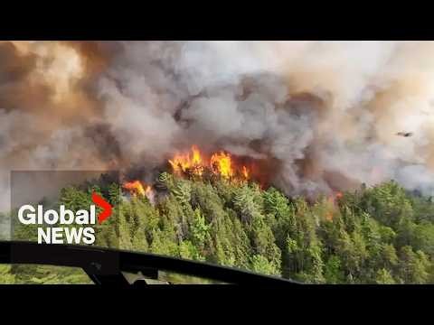 Wildfire evacuations continue in northwestern Ontario amid lack of resources