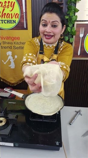 🌋Arre Gazzab😱 Ye paper jesi Roti kese bana dali🤔Shocking🤯? #shorts #classybhavakitchen #roti #rumali