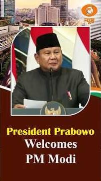 President Prabowo Welcomes PM Modi #indiaindonesia