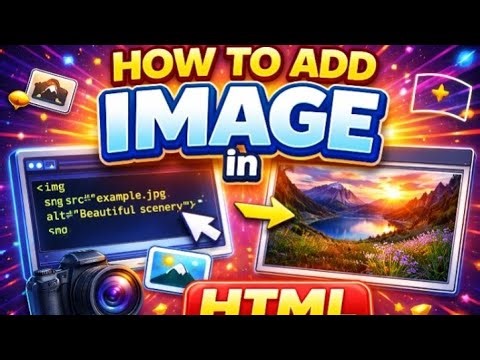 How to Add Image in HTML (Beginner)