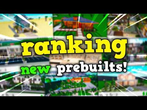 Ranking Every NEW Prebuilt in Bloxburg!
