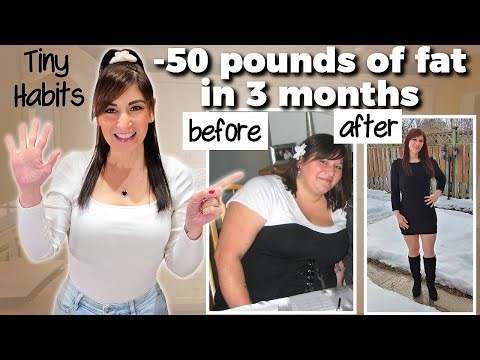 How I Lost 50Lbs of FAT in 3 Months (5 Tiny Habits)
