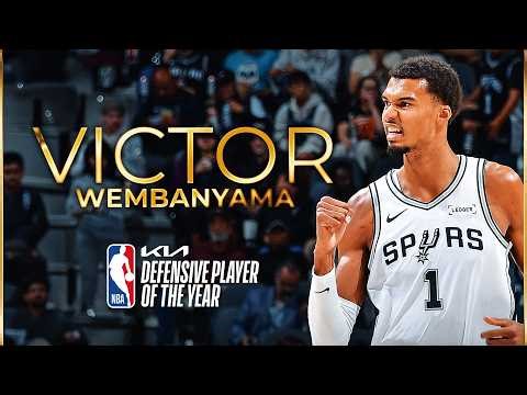 Victor Wembanyama Wins The 2025-26 Kia NBA Defensive Player of the Year Award!