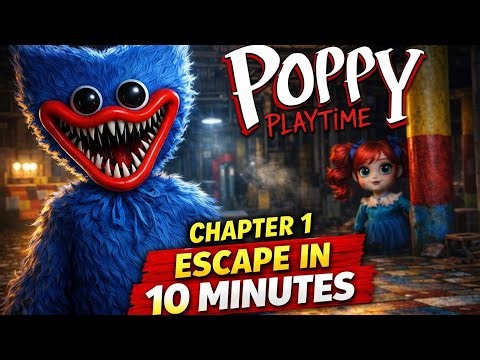 "Can I Escape Before He Catches Me? 😱 | Poppy Playtime Full Walkthrough”|| POPPY PLAYTIME CHAPTER 1