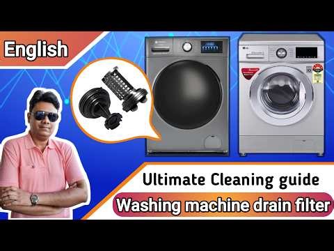 [Eng] How to Open & Service Washing Machine Drain Filter | Solve No Drain / Clogged Filter Problem