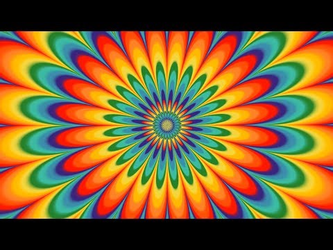 Rainbow Kaleidoscope Flower​ ||Psychedelic Spectrum Burs ||Infinite Chromatic Bloom #video #illusion