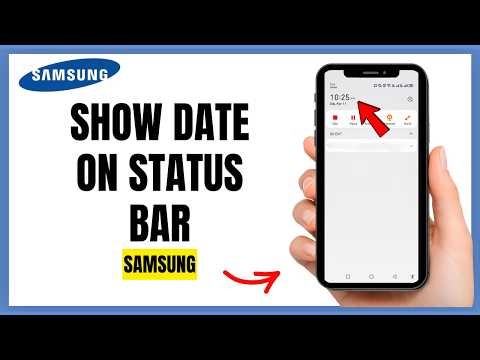 Show Date on Your Samsung Phone Status Bar