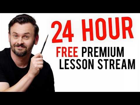 FREE 24 Hour Premium Art Lesson Stream