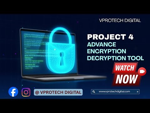 Advanced Encryption & Decryption Tool | Secure Data Protection System | Vprotech Digital