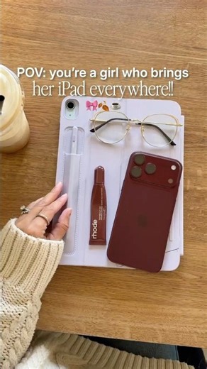 my ideal coffee shop workday partner: ESR iPad Accessories!! ☕️💗