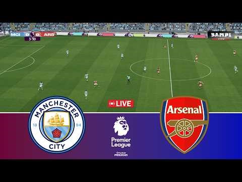 🔴MANCHESTER CITY vs ARSENAL - Premier League 2026 - Video Game Simulation