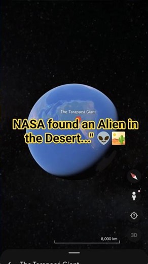 This 1,200 year old Giant is NOT from Earth... 😱👽 #alien #mystery #googleearth