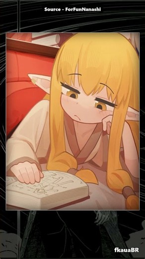 Let she read it ; ( #shorts #anime #pixiv