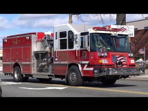 Elmwood Park Fire Department Engine 2 Responding 2/17/25