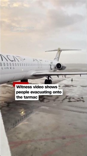 Tremors rock plane at Venezuelan airport