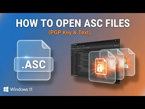 How to Open ASC Files (Notepad)