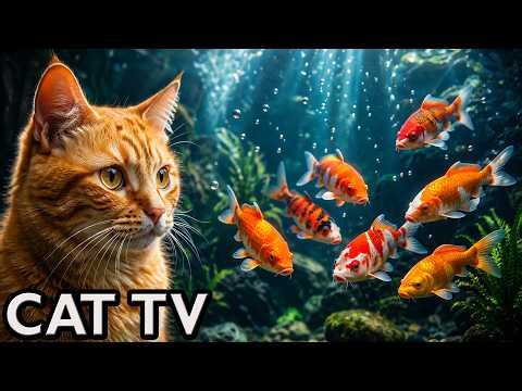 🔴 LIVE Cat TV 🐱 Aquarium for Cats | Fish for Cats to Watch (No Music)