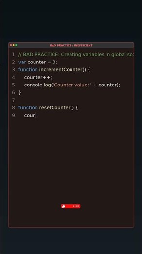 Stop Doing This in javascript