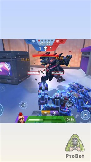 🔥 Insane Mech Arena Clutch! 🤖 Best Kill Streak Ever | Mech Arena #shorts #Probot
