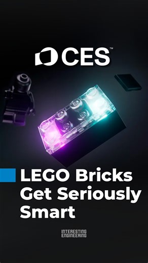 What kind of new surprises does LEGO have in store for its builders? The new Smart Brick brings fun features to the table, like changing colors and producing sounds depending on different factors. Watch more to find out! #CES2026 | Interesting Engineering