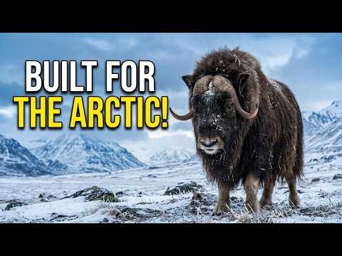Musk Ox: The Arctic Giant Built to Survive Extreme Cold! 🦬❄️ #WildlifeCreature 