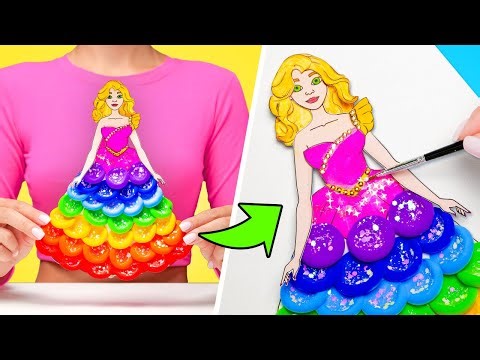 👗 ¡El desafío definitivo de confección de vestidos! Sam y Sue crean atuendos de papel ✨