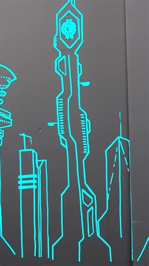 Ninjago City Skyline ART