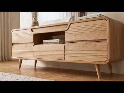 How I Made a Modern Ash Wood TV Stand & Saved Thousands of Dollars!