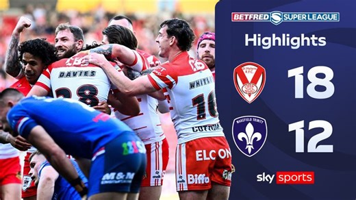 Super League: St Helens go level with Leeds Rhinos at top of Super League after Wakefield Trinity win as Hull KR win big at Bradford Bulls