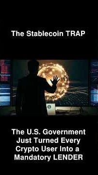 The U.S. government just turned every crypto user into a mandatory lender #GENIUSAct #Stablecoins