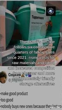 Tupperware Files Chapter 11 as Sales Plummet