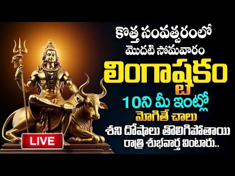 Live : Pushyamasam + Monday Special | Lingashtakam | Telugu Bhakti Songs | Lord Shiva Songs | Mqube