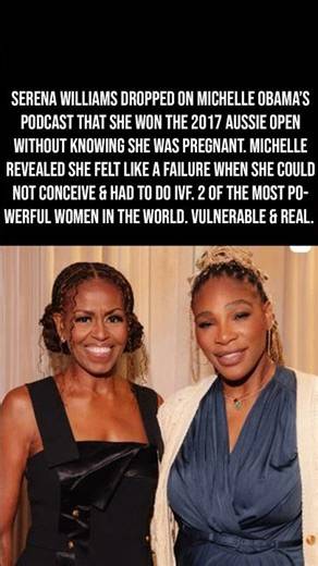 Serena Williams Told Michelle Obama What It's Like to Win a Grand Slam Pregnant! 🎾🏆🥹