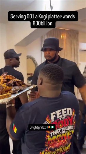 Look at the platter of food that was served to Davido in Kogi state, OBO too like food 😂😂