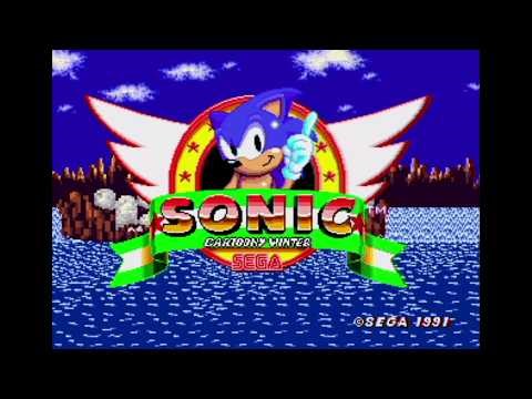Sonic Hack Longplay - Sonic Cartoony Winter (HotFix)
