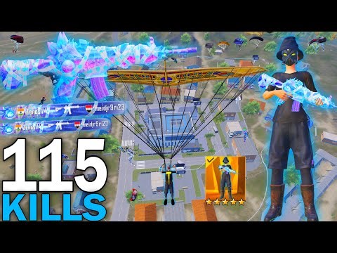 115 KILLS!!😱ALL PRO PLAYERS RUSHED ME IN ERANGEL🔥 PUBG Mobile