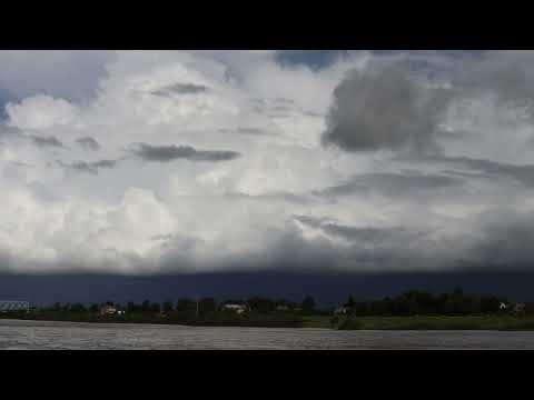 Thunderstorm. The Neman River: Storm is Coming.