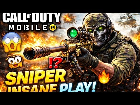 🔥 Insane Sniper Gameplay in Ranked Match! | Grandmaster Level Domination 🎯 #CODM #SniperInsane