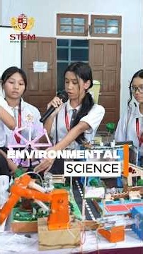 STEM Science Project Show : (GRADE 8 - J ) #school #naypyitaw #education #project #stem