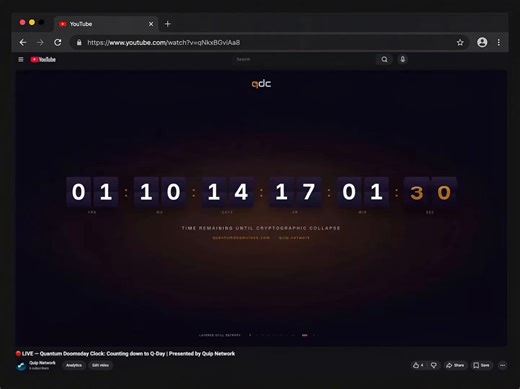 Morning builders.Most of crypto spends its time chasing the next trend new memes, faster chains, lower gas fees, short-term hype. But every now and then, a project shows up that forces you to think further ahead.That’s exactly how I see @quipnetwork.While people debate today’s problems, Quip is preparing for tomorrow’s biggest one: quantum computing and what it could mean for blockchain security.Right now, most crypto security works like a very strong lock on your front door. It keeps you safe b
