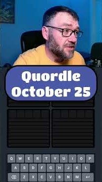 Quordle - October 25 #quordle #wordpuzzlegame #wordgames #dailygame