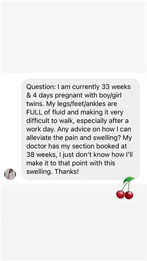 All About Twins 🍒 | Twin Moms & Twin Pregnancy on Instagram: "33+ weeks with twin girls and feeling so full that walking, sleeping, and even daily tasks feel impossible — this stage is incredibly tough. Swelling, pressure, and discomfort can make the final weeks feel endless, but your body is doing something extraordinary. You’re not weak for struggling, and you’re not alone in this 🤍👶👶 This isn’t “general parenting advice.” It’s what actually works when you have two 🔗 Link in bio @allabout