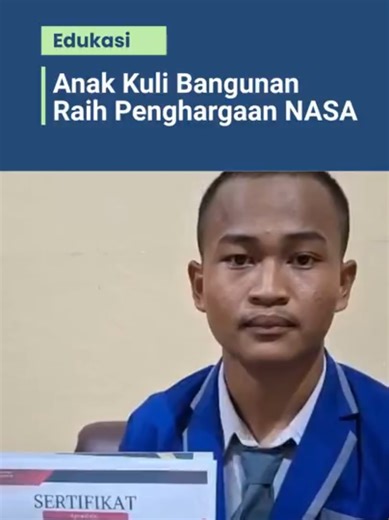 Rehan, siswa SMAN 8 Pinrang, berhasil masuk Hall of Fame NASA setelah menemukan celah keamanan sistem lewat program Vulnerability Disclosure Program. Ia merupakan anak kuli bangunan yang belajar cyber security secara autodidak sejak SMP hanya bermodal HP. Creator: Muchlis Abduh #NASA #SMAN8Pinrang #SiswaBerprestasi #detikcom #Rehan