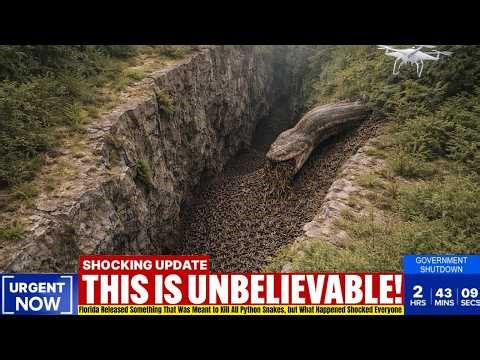 Florida Released Something That Was Meant to Kill All Python Snakes, What Happened Shocked Everyone